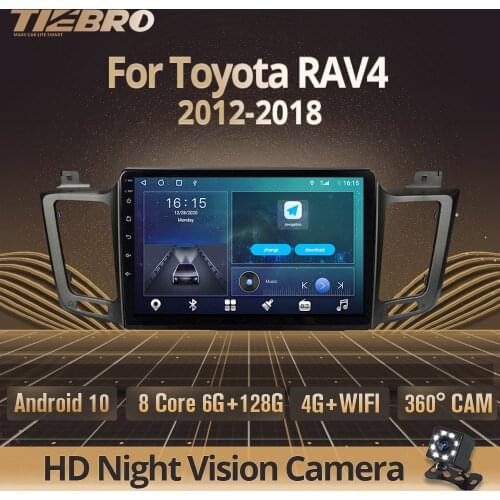 2DIN Android 10 Car Radio For Toyota RAV4 4 2012-2018 GPS Navigation Auto Radio Stereo Receiver Car Video Stereo No 2DIN DVD IGO