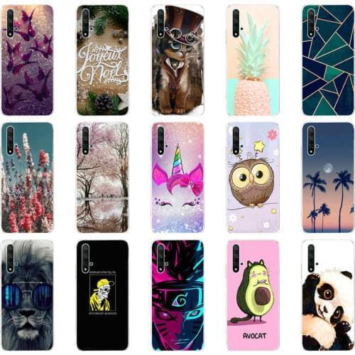 For Huawei nova 5T 6.26''Case TPU Soft Silicone Cute Case Cover for Huawei Nova5T Case Nova 5T 5 T 2019 Phone Cases Fundas