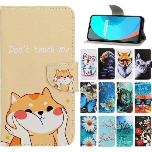 Realme C11 Case on For OPPO Realme C11 Cover na for OPPO Realme C 11 Fundas Leather Magnetic Flip Stand Phone Case Bag Etui