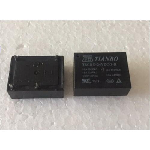 5-10 teile/los relais TRCD D-24VDC-S-H 16A 4PIN