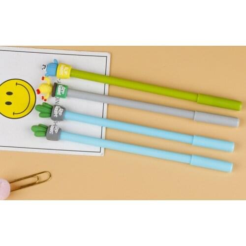 40PCS Creative Cute Fairy Gel Pens 0.5mm Bonsai Pen Student Supplies Stationery Office Accessories Cute School Supplies