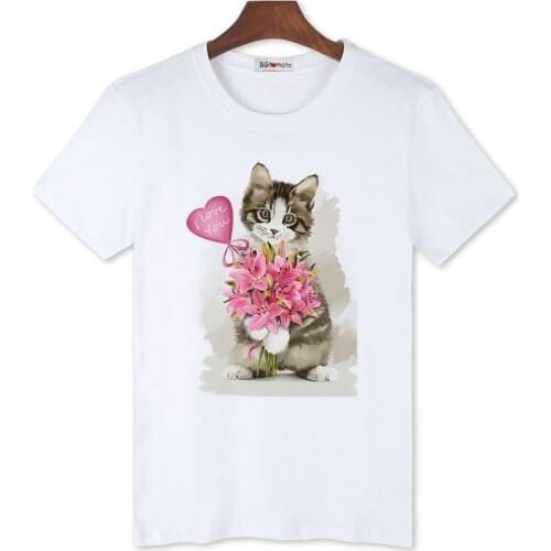 BGtomato Super cute cat tshirt mens lovely streetwear new style cat shirts personality tops men cheap sale brand funny t shirt