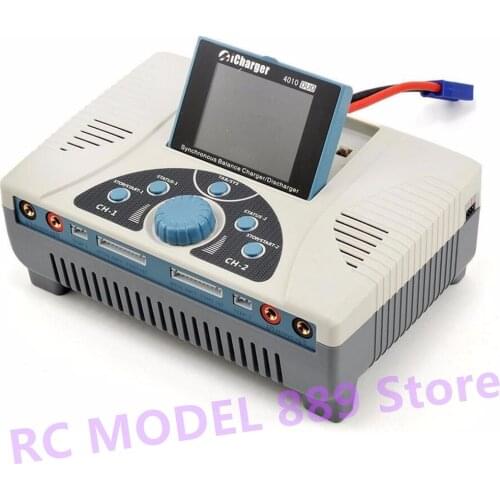 ICharger 4010 Duo 2000W 40A 10S Dual Port Lipo Life Battery Charger DC NIB