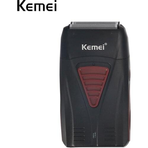 Kemei Electric Razor Baldheaded Cordless Rechargeable Professional Shaver Barber Shaving Machine Reciprocating Twin Net KM-3381