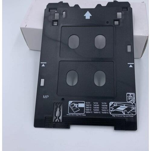 High Quality PVC ID White Card Tray for Inkjet for Canon Pixma TS704 TS8210 TS8295 TS8320 TS8360 TS9520 TS9541C