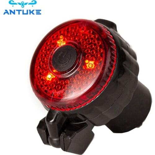 Mini Bicycle Rearview Mirror With Warning Light 360 Degree Rotatable MTB Road Bike Handlebar Mirror Cycling Accessories