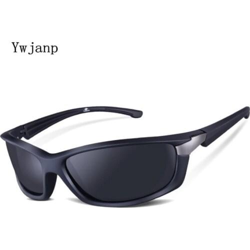 Ywjanp Polarized Sunglasses Men Brand Designer Sports sunglasses Driving Fishing Sun glasses Black Frame Glasses Mirror UV400