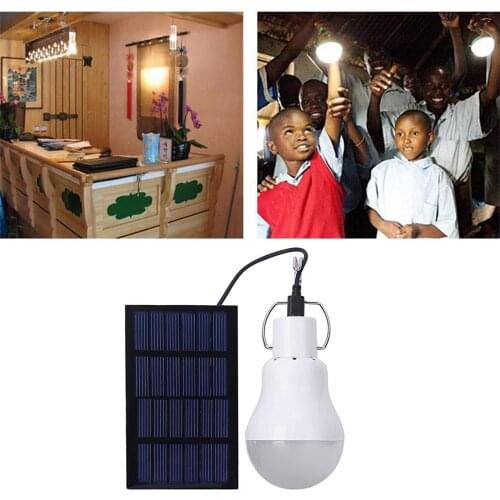 New Portable Solar Powered LED Lamp Light with High Temperature & Shatter Resistance for Outdoor Activities Emergency