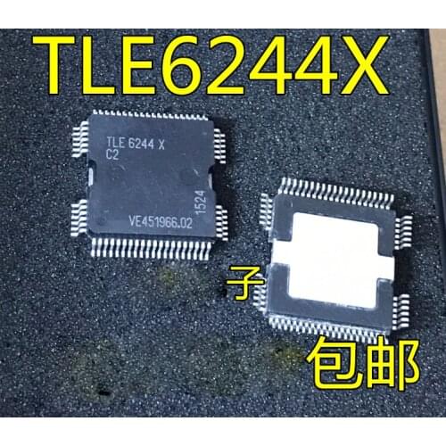 New stock TLE6244X TLE6244 TLE6244X C2 QFP64Car IC For CAR 272 car engine computer board fuel injection driver chip