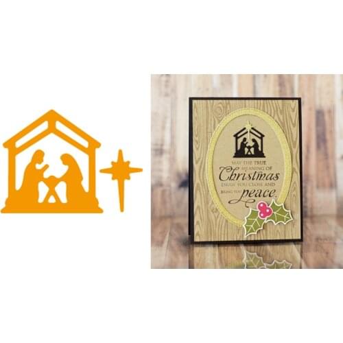 Nativity /Jesus Birth Metal Cutting Dies Stencils for DIY Scrapbooking Paper Card Album Photo Embossing Christmas Dies New
