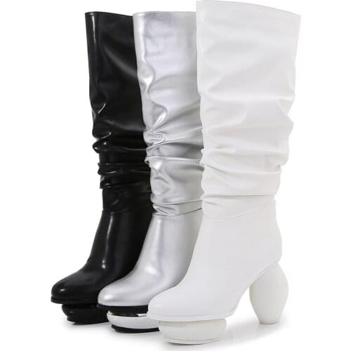 Womens Shoes Heels High Heel Boots Women Autumn Spring Fall Winter Thigh High Boots Super Fiber Over The Knee Knee High Boots