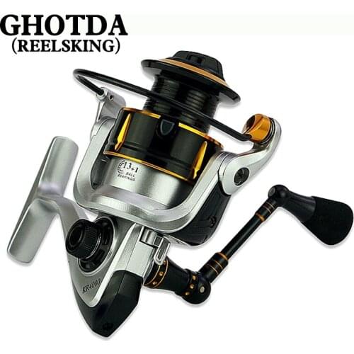 Spinning Reel Fishing Reel 2000-7000 Series Pre-Loading Wheel 13+1 Ball Bearing