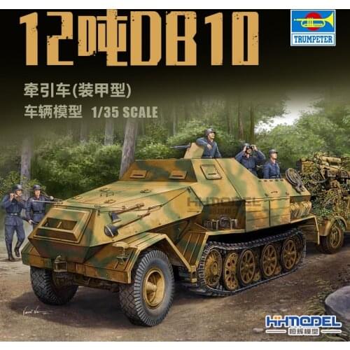 Trumpeter 01584 1/35 Sd.Kfz.8 DB10 Aromoured Motor Tractor Truck Vehicle Model TH06993-SMT6