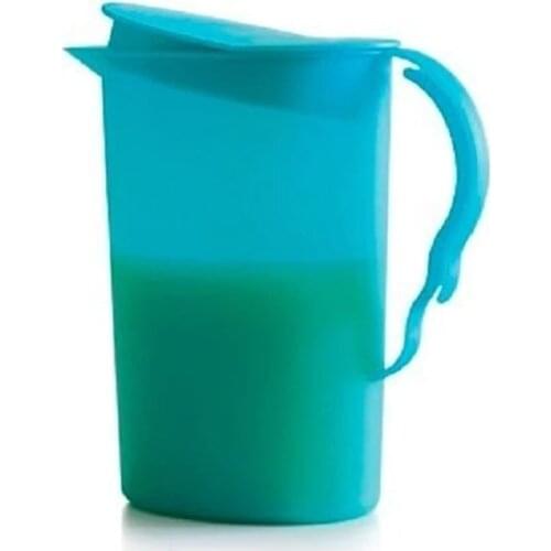 Tupperware Eco Series Tip-Top Jug Blue 2 Lt, Suitable for Hot Cold Drink