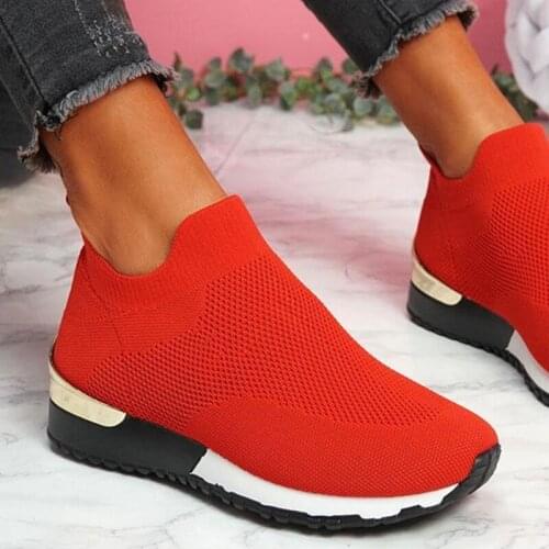 Mesh Breathable Casual Women Shoes Summer PU Casual Shoes Slip On Plus Size Ladies Fashon Shallow Low Heel Shoes