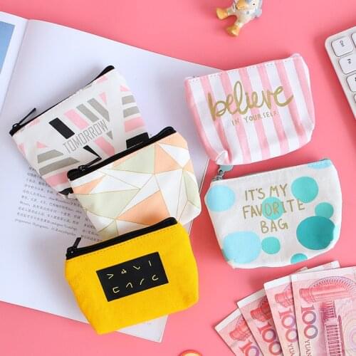 Women Purse high quality Storage Flower Floral Coin Canvas Zipper Money Bag Cute Wallet Mini Purse Coin Card Holder Gift