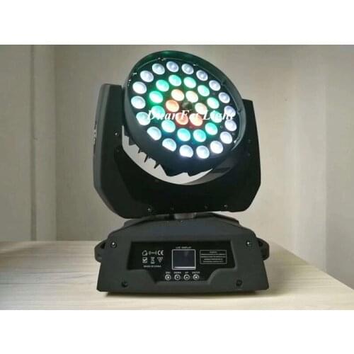 10 units disco party stage led moving head zoom wash ring lyre 36x10w led rgbw moving light 16/24ch dj zoom