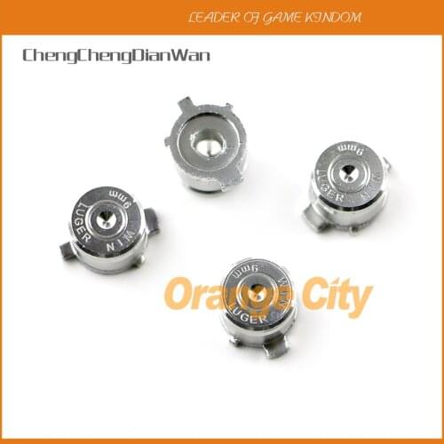10sets 30sets 100sets Aluminum Metal Bullet Buttons Thumb Stick Caps for Playstation Dualshock 3 4 PS3 PS4 Gamepad Controller