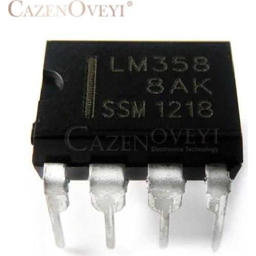 10pcs/lot LM358P DIP8 LM358 DIP LM358N = TS358CD TS358 KIA358P KIA358 BA10358 AS358P-E1 new and original IC In Stock