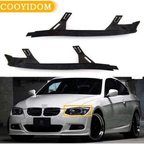 Car Left Right Headlight Lens Shell Covers Headlight Lens Gaskets For BMW E92 3 Series 2005 2006-2010 63117174517 63117174518