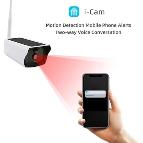 Security Operated Wireless surveillance Outdoor Solar power panel cctv IP Camera with 4g sim card