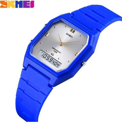 SKMEI Women Sports Watches Casual LED Waterproof Multifunction Digital Quartz Watch For Men Student Wristwatch reloj mujer