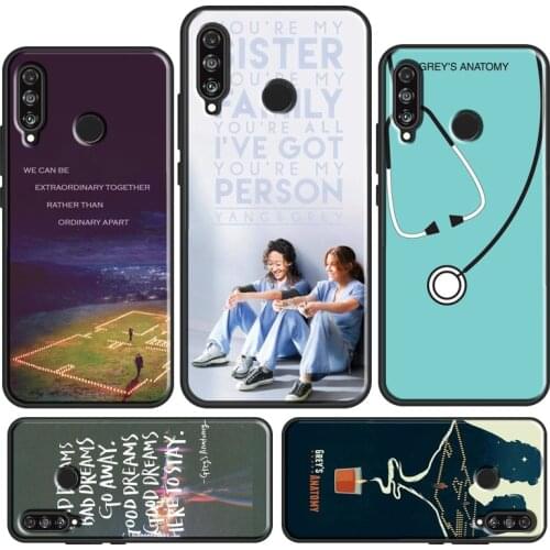 Greys Anatomy Case For Huawei Mate 20 Lite P40 P30 P20 Pro P Smart Y7 2019 Nova 5T Honor 9X 8X 8A 10i