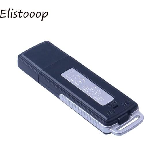 Elistooop Rechargeable Mini Dictaphone 70Hr WAV Audio Pen Digital USB Voice Recorder Gravadorone Pens