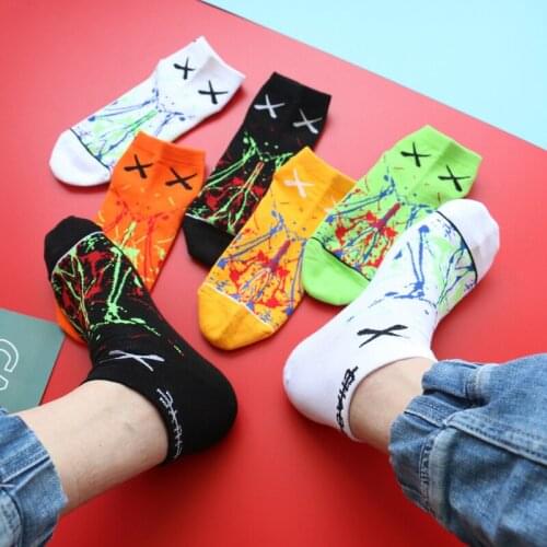 ET Alien Adult Short Ankle Calf Crew Socks Daily School Splash Ink Cycle Racing Motorcycle Race Mountain Climbing Mountaineering