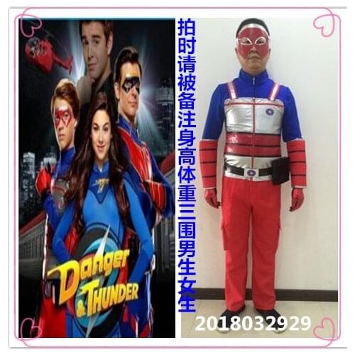 Henry Danger Henry Hart Kid Danger Super Hero Show Halloween Cosplay Costume B002