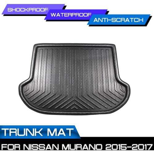 Car Rear Trunk Boot Mat Waterproof Floor Mats Carpet Anti Mud Tray Cargo Liner For Nissan Murano 2015 2016 2017