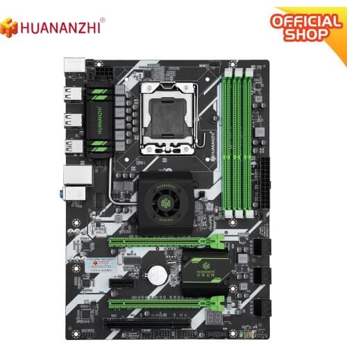 HUANANZHI X58 DELUXE X58 Motherboard For Intel LGA 1366 DDR3 1066 1333MHz 48GB SATA2.0 USB3.0 ATX LGA1366 Mainboard
