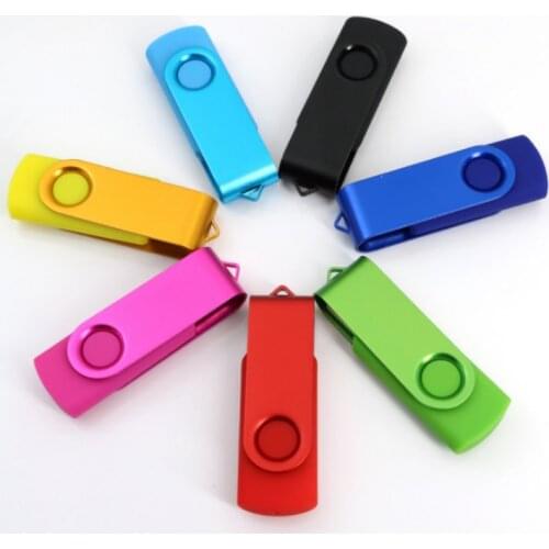 10pcs/lot Free Logo Metal USB2.0 Flash Drive Pendrive 64GB 32GB 16GB 8GB 4GB Pen Drive Flash Drive Memory Stick Cle Usb for Gift