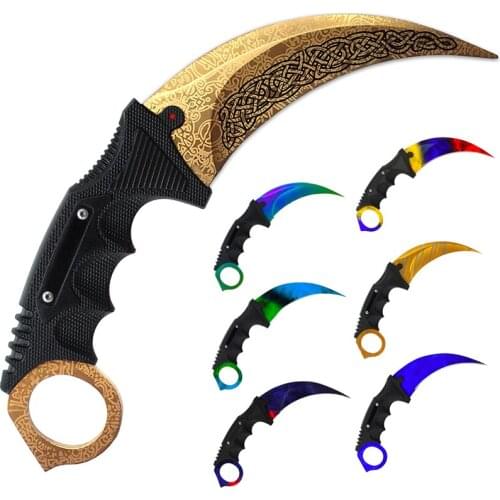 For CS GO Knife Personality Car Stickers and Decal Waterproof Laptop Motorcycle