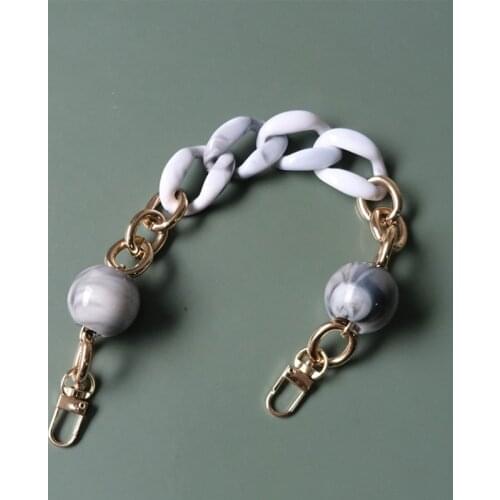 M68C New Fashion Woman Handbag Accessory Parts Round Chain Detachable Replacement Strap Shoulder DIY Tool