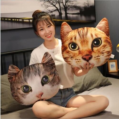 Cat pillow doll children plush toy girl sleep pillow kids stuffed toy birthday gift