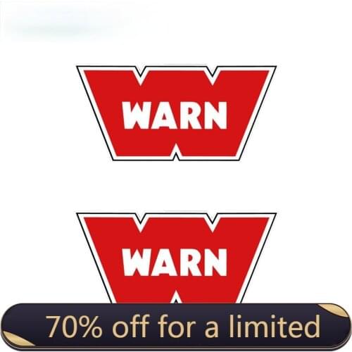 Warn Winch Off Road Die-Cut Vinyl Sticker Decal Funny JDM Jeep Truck Decor Auto Waterproof PVC 10cm*5cm