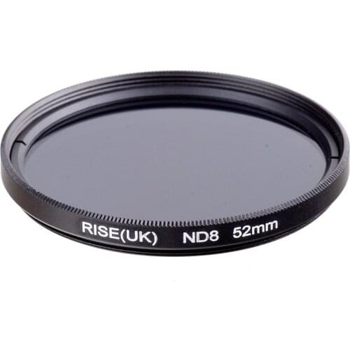 RISE(UK) 52 mm Neutral Density ND8 Filter FOR ALL Camera lens hot sale