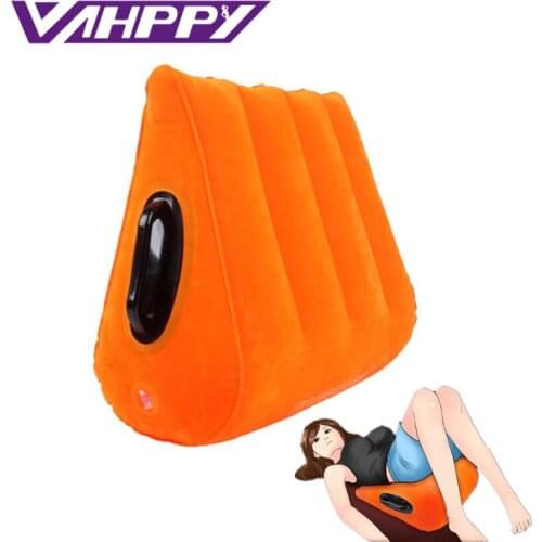 Adult Game TOUGHAGE Sex Pillow Inflatable Sex Furniture Triangle Magic Wedge Pillow Cushion Erotic Products Sex Toys for Couples