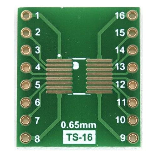 SO SOIC SSOP16 to DIP16 IC Adapter sop16 socket test experiment board SMD