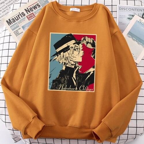 Sauringan Street Hip Hop Prints Mens HoodieCartoon Casual Sweatshirt Harajuku Loose Pullovers Autumn Warm Fleece Men Clothes
