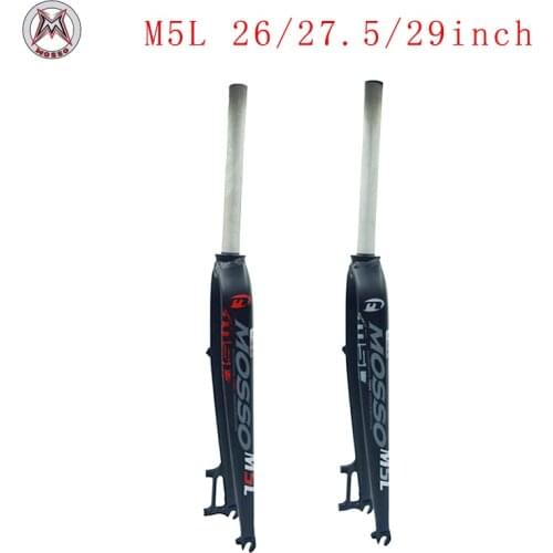 MOSSO M5L MTB Fork 26 27.5 29inch Mountain Bike Rigid Downhill 700c Fork Support Road Bicycle Sport Spare Parts Accessories