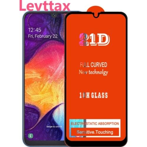 10Pcs/lot 21D Tempered Glass Film For Samsung Galaxy A90 A51 A71 A81 A91 A10 20 30 40 50 A60 A70 A80 Full Cover Screen Protector