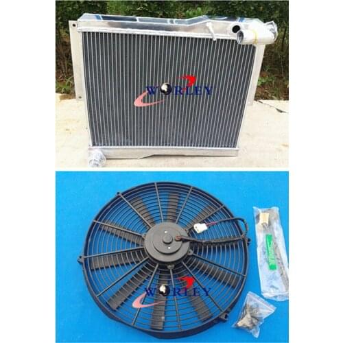 56MM ALUMINUM RADIATOR +FANS MG MGB GT/ROADSTER 1977-1980 78 79 80 1979 1978