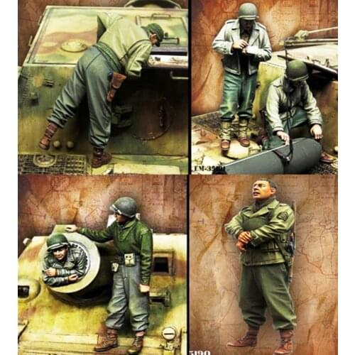 6 resin soldiers 1:35