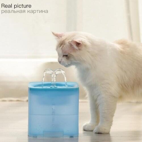 2L Automatic Pet Cat Water Fountain Filter Dispenser Feeder Smart Drinker For Cats Water Bowl Kitten Puppy Dog Drinking Supplies