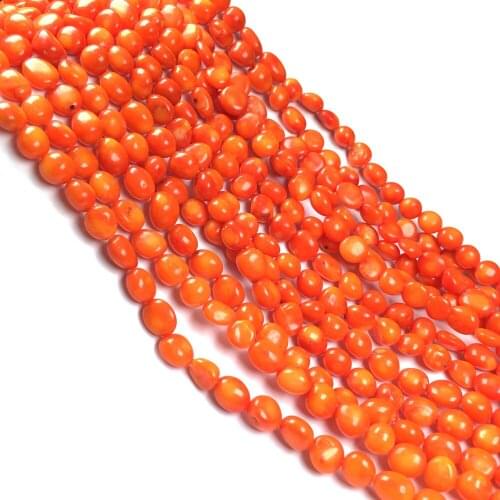 Natural Stone coral Punch beads Round shape loose beads isolation bead for Jewelry Making DIY for bracelet necklace Accessories