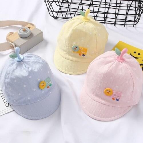 Children Cute Sun Hat Polka Dot Baby Hat Girl Boy Sun Hat With Ears Spring Summer Newborn Photography Road Baseball Cap