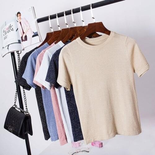 Flubiflous Women's Knitted T-shirts