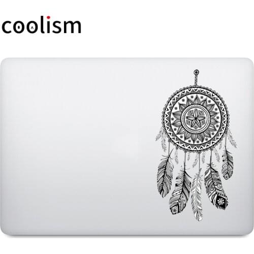 Indian Feather Ring Laptop Sticker for MacBook Decal Air Pro Retina Touch Bar 11 12 13 15 inch Mac Skin Surface Book Sticker
